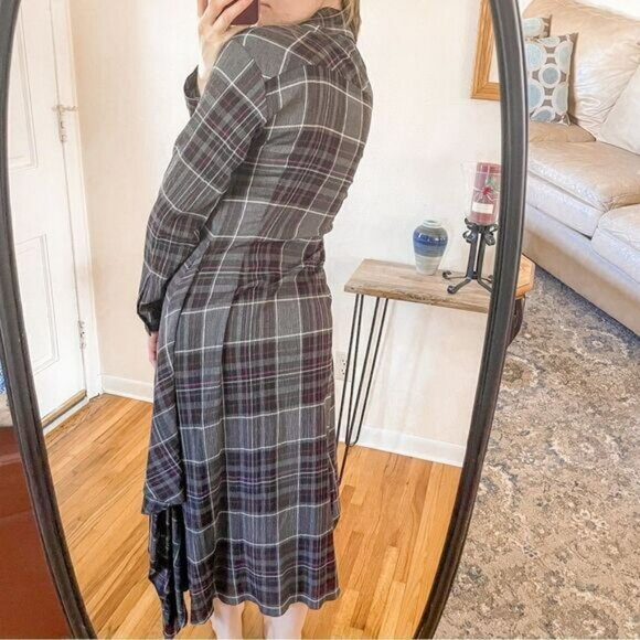 Public School New York Plaid Midi Dress - Picture 3 of 10